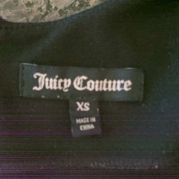 Juicy Couture Black Back Zip Bodycon Mini Dress - Picture 9 of 10